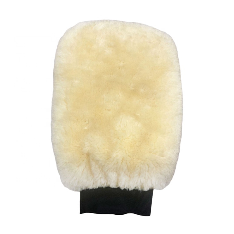 Microfiber Lambs Wool Car Cleaning Wash Mitt ကိုအတုယူပါ။